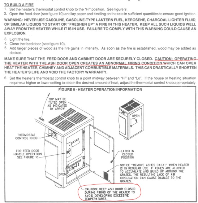 Ashley Fireplace Insert Ahi1 Owner's Manual